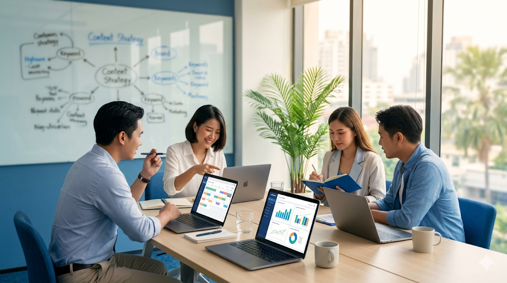 Content Marketing Agency ไทย: คู่มือเลือก Agency ให้ใช่ พร้อมราคา จ้างหรือทำเองดี (2569)