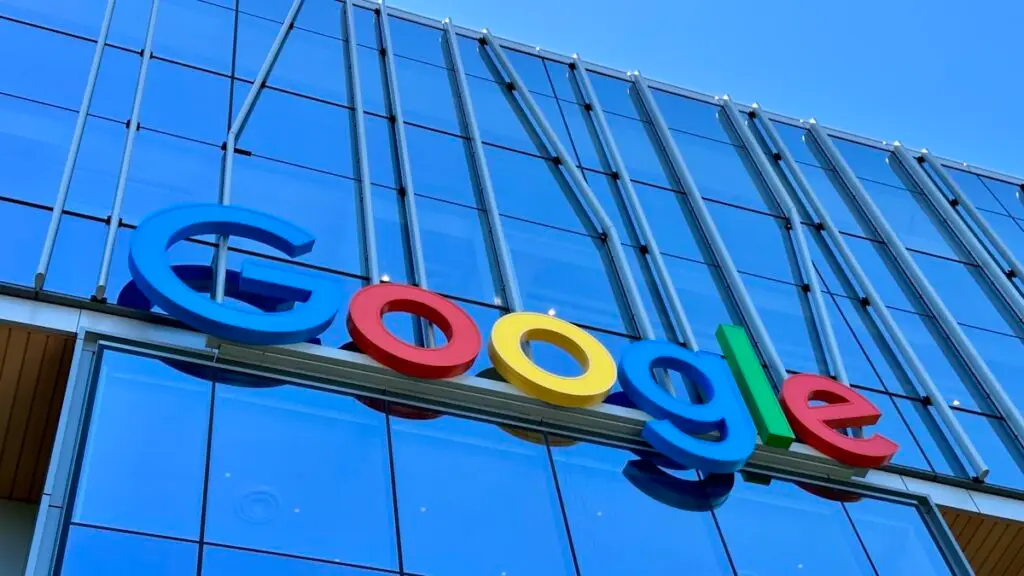 Google logo building — Google AI SEO Guide 2026
